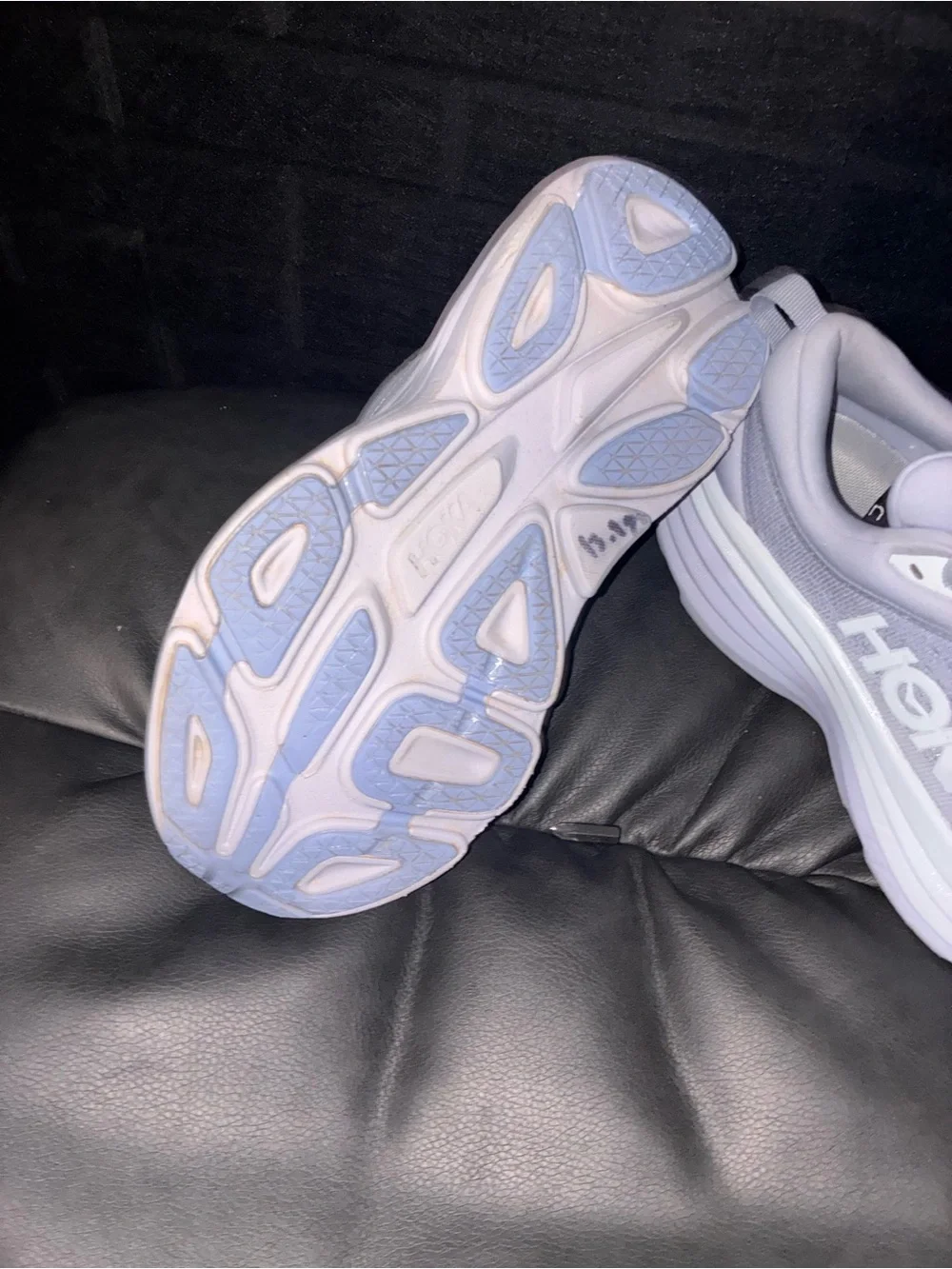 Hoka Women's Lavender Athletic Running Shoes - Picture 5 of 9